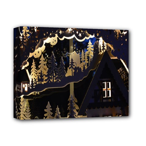 Christmas Advent Candle Arches Deluxe Canvas 14  x 11  (Stretched)