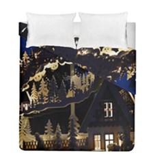 Christmas Advent Candle Arches Duvet Cover Double Side (Full/ Double Size)