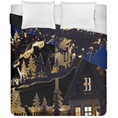 Christmas Advent Candle Arches Duvet Cover Double Side (California King Size)