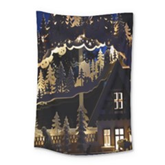 Christmas Advent Candle Arches Small Tapestry