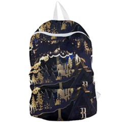 Christmas Advent Candle Arches Foldable Lightweight Backpack