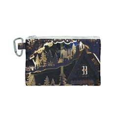 Christmas Advent Candle Arches Canvas Cosmetic Bag (Small)