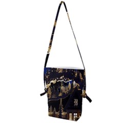 Christmas Advent Candle Arches Folding Shoulder Bag