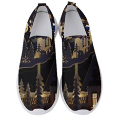 Christmas Advent Candle Arches Men s Slip On Sneakers