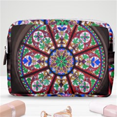 Church Window Window Rosette Make Up Pouch (medium)