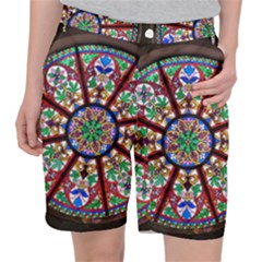 Church Window Window Rosette Pocket Shorts