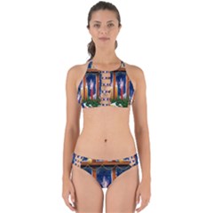 Christmas Lighting Candles Perfectly Cut Out Bikini Set by Wegoenart