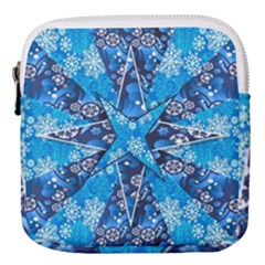 Christmas Background Pattern Mini Square Pouch