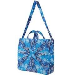 Christmas Background Pattern Square Shoulder Tote Bag