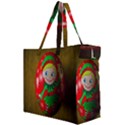 Christmas Wreath Ball Decoration Canvas Travel Bag View2