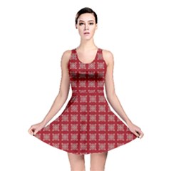 Christmas Paper Pattern Reversible Skater Dress by Wegoenart