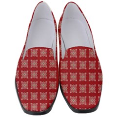 Christmas Paper Pattern Women s Classic Loafer Heels by Wegoenart