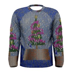 Christmas  Snow Men s Long Sleeve Tee by Wegoenart