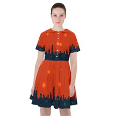 City Light Night Lights Evening Sailor Dress