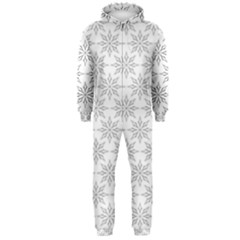 Ornamental Decorative Floral Hooded Jumpsuit (men)  by Wegoenart