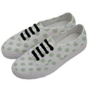 Green Dots Modern Pattern Paper Men s Classic Low Top Sneakers View2