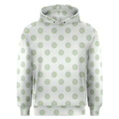 Green Dots Modern Pattern Paper Men s Overhead Hoodie by Wegoenart