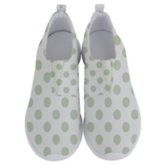 Green Dots Modern Pattern Paper No Lace Lightweight Shoes