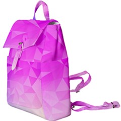 Low Poly Triangle Pattern Buckle Everyday Backpack