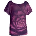 Fractal Blossom Flower Bloom Women s Oversized Tee View1