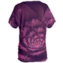 Fractal Blossom Flower Bloom Women s Oversized Tee View2