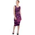 Fractal Blossom Flower Bloom Sleeveless Pencil Dress View3