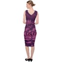 Fractal Blossom Flower Bloom Sleeveless Pencil Dress View4