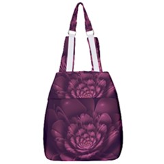 Fractal Blossom Flower Bloom Center Zip Backpack