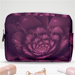 Fractal Blossom Flower Bloom Make Up Pouch (medium) by Wegoenart