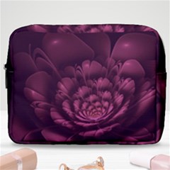 Fractal Blossom Flower Bloom Make Up Pouch (large)