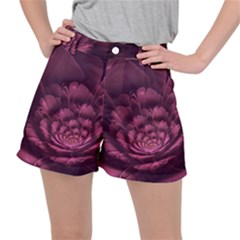 Fractal Blossom Flower Bloom Stretch Ripstop Shorts