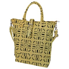 Pattern Background Abstract Design Buckle Top Tote Bag