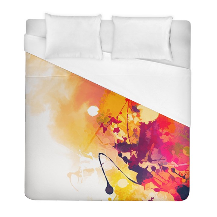 Paint Splash Paint Splatter Design Duvet Cover (Full/ Double Size)