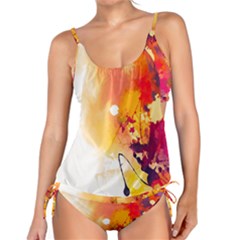 Paint Splash Paint Splatter Design Tankini Set by Wegoenart