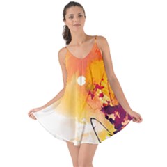 Paint Splash Paint Splatter Design Love The Sun Cover Up by Wegoenart