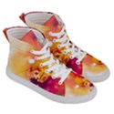 Paint Splash Paint Splatter Design Women s Hi-Top Skate Sneakers View3