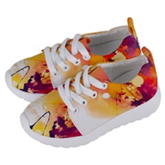 Paint Splash Paint Splatter Design Kids  Lightweight Sports Shoes by Wegoenart