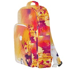 Paint Splash Paint Splatter Design Double Compartment Backpack