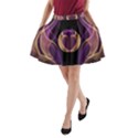 Fractal Glass Ball Bright Sphere A-Line Pocket Skirt View1