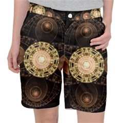 Fractal Design Pattern Fantasy Pocket Shorts