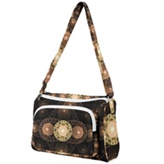 Fractal Design Pattern Fantasy Front Pocket Crossbody Bag