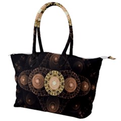 Fractal Design Pattern Fantasy Canvas Shoulder Bag