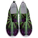 Fractal Purple Lime Pattern No Lace Lightweight Shoes View1