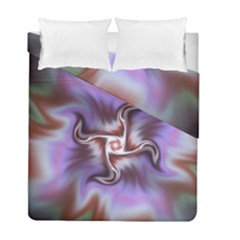 Fractal Rainbow Colorful Pattern Duvet Cover Double Side (full/ Double Size) by Wegoenart