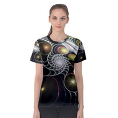 Fractal Bulbs Fantasy Curve Women s Sport Mesh Tee