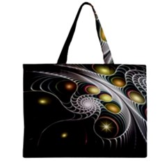 Fractal Bulbs Fantasy Curve Zipper Mini Tote Bag by Wegoenart