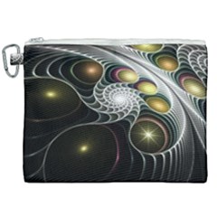 Fractal Bulbs Fantasy Curve Canvas Cosmetic Bag (xxl) by Wegoenart