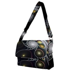 Fractal Bulbs Fantasy Curve Full Print Messenger Bag by Wegoenart