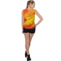 Abstract Background Design Bubble Hem Chiffon Tank Top View2