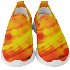 Abstract Background Design Kids  Slip On Sneakers